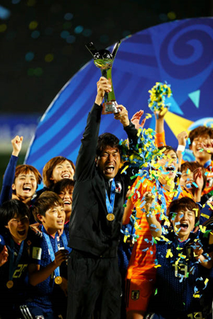 FIFAU-20W杯で日本を優勝に導いた池田太監督