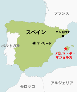 パルマ・デ・マジョルカの地図