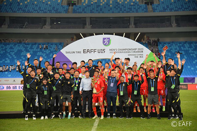 EAFF選手権で優勝したU15中国代表